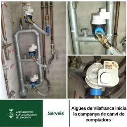 Aigües de Vilafranca inicia la campanya de canvi de comptadors 